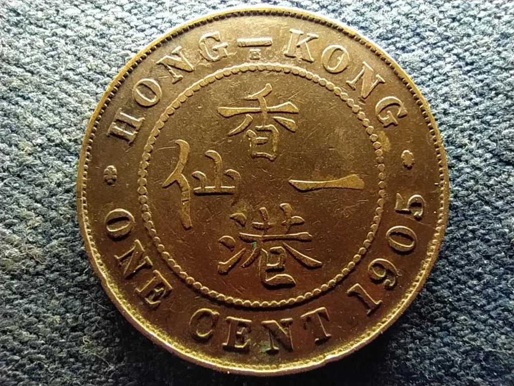 Hongkong VII. Eduárd (1901-1910) 1 Cent 1905 H