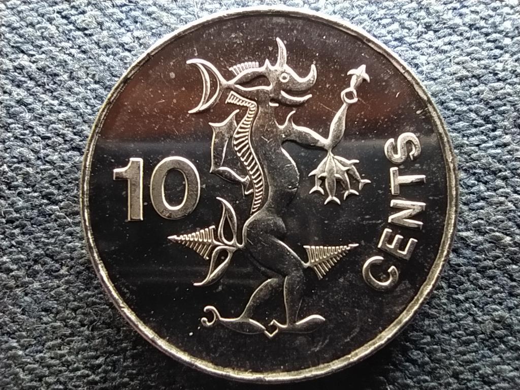 Salamon-szigetek II. Erzsébet (1952-2022) 10 cent 2005 UNC forgalmi sorból