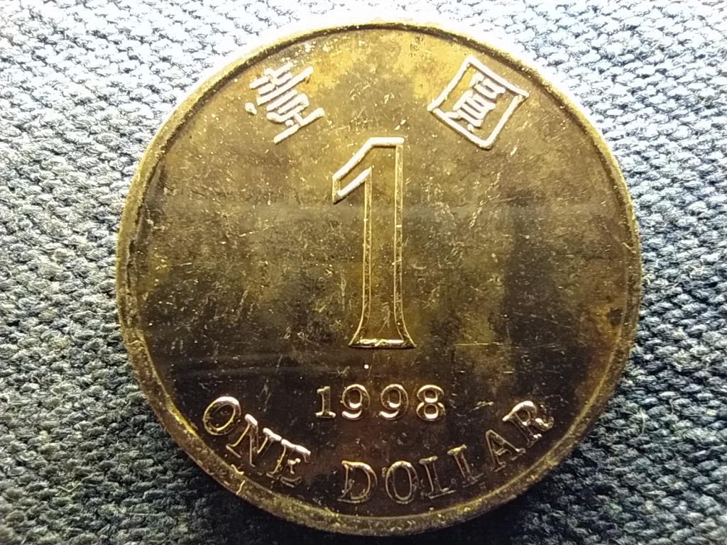 Hongkong 1 Dollár 1998 UNC FORGALMI SORBÓL