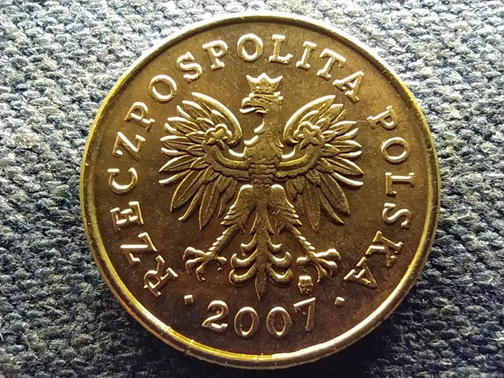 Lengyelország 5 groszy 2007 MW UNC FORGALMI SORBÓL