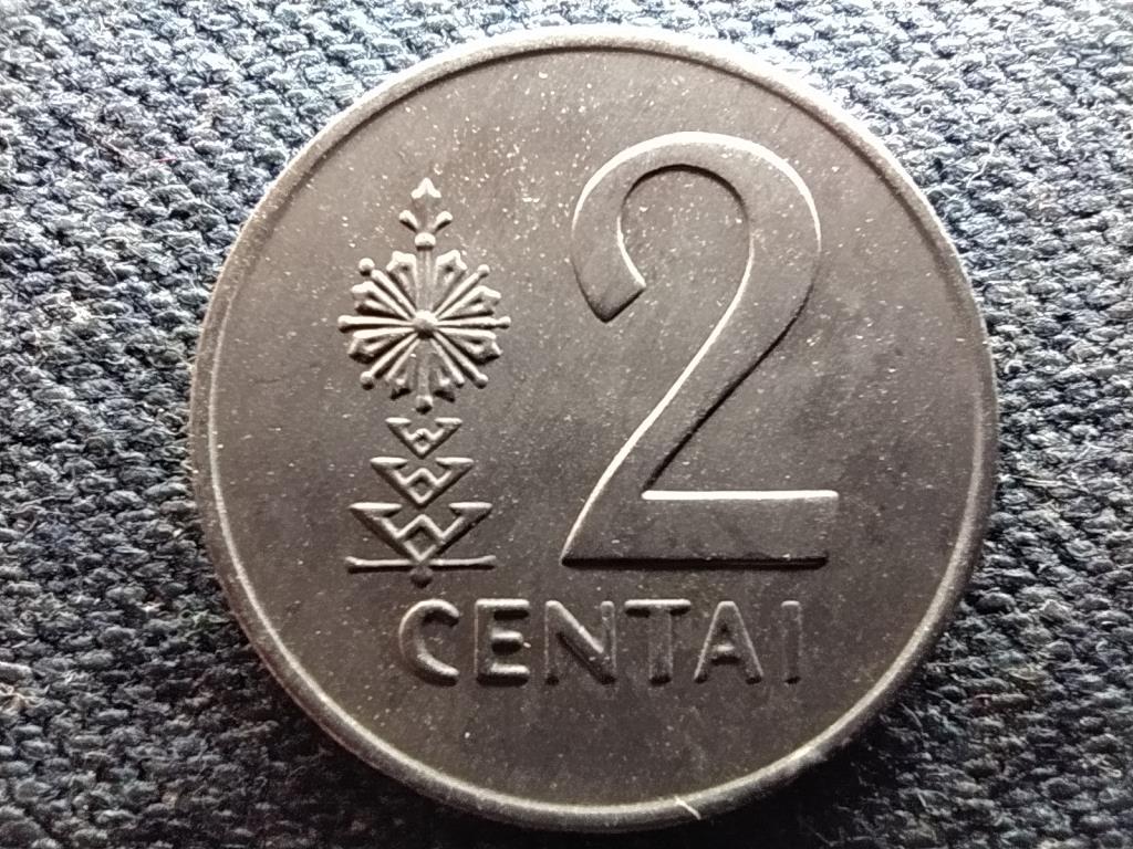 Litvánia 2 cent 1991 UNC FORGALMI SORBÓL