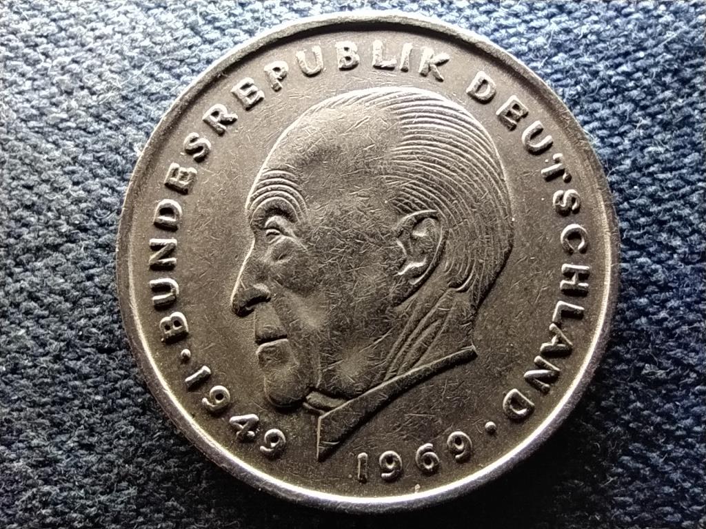 Németország 20 éves az NSZK Konrad Adenauer 2 Márka 1970 F