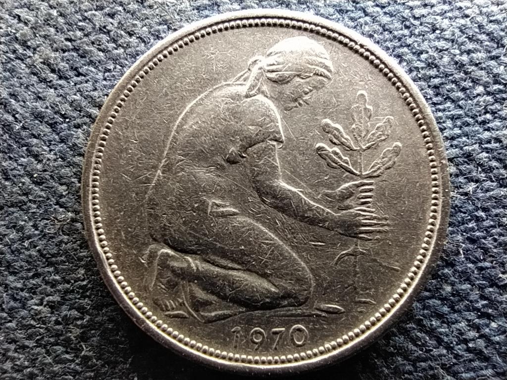 Németország NSZK (1949-1990) 50 Pfennig 1970 G