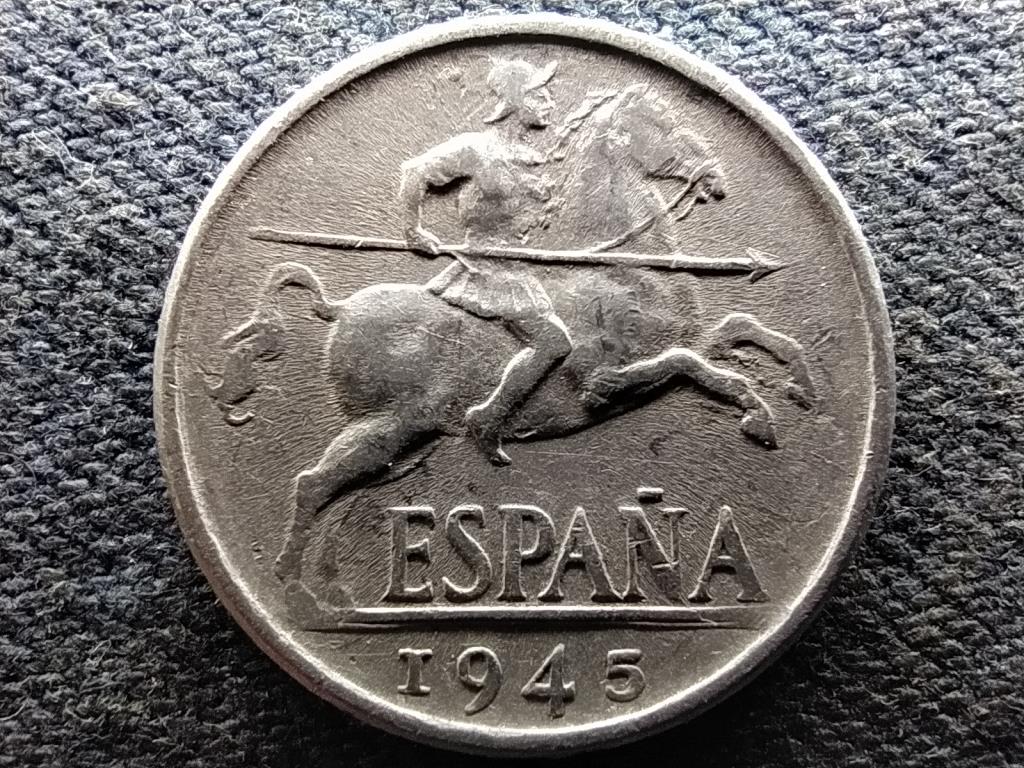 Spanyolország Ibériai lovas 10 Centimos 1945