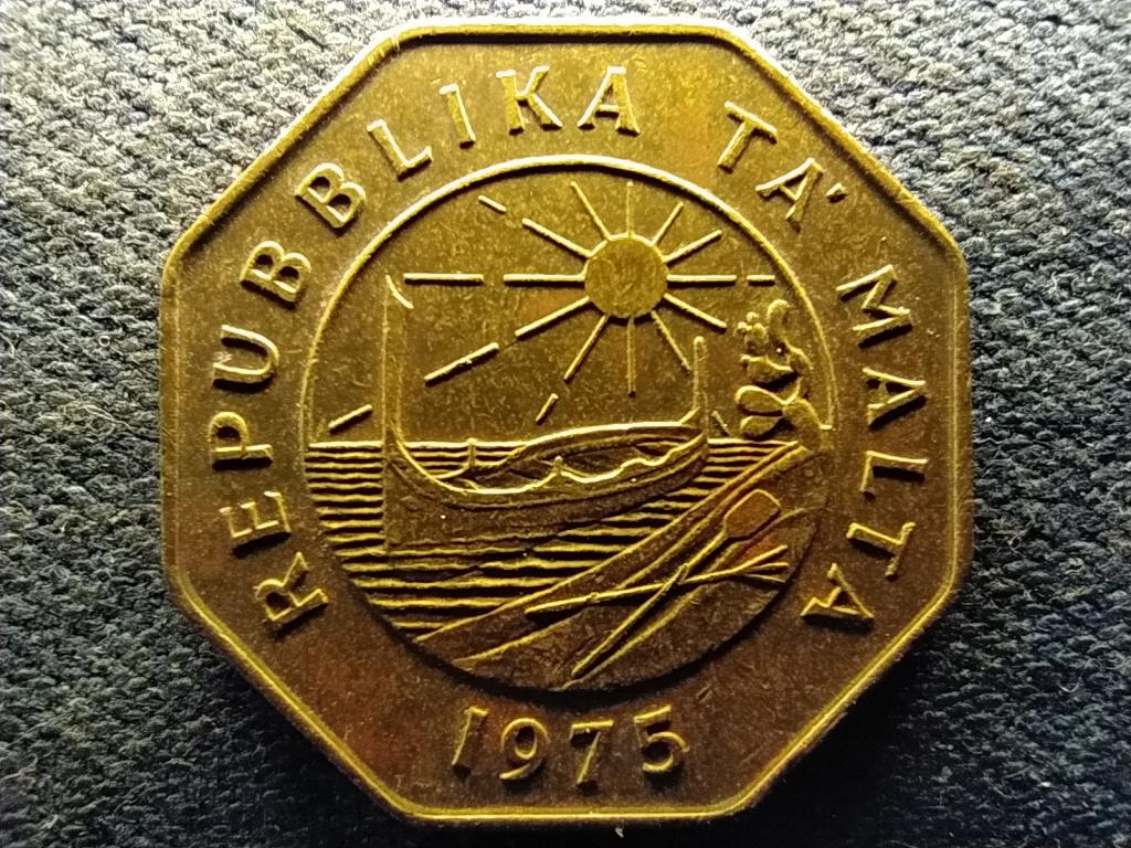 Málta A Máltai Köztársaság 1. évfordulója 25 cent 1975