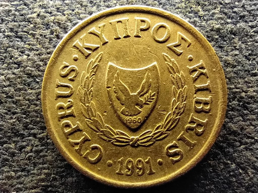 Ciprus stilizált madár 1 Cent 1991