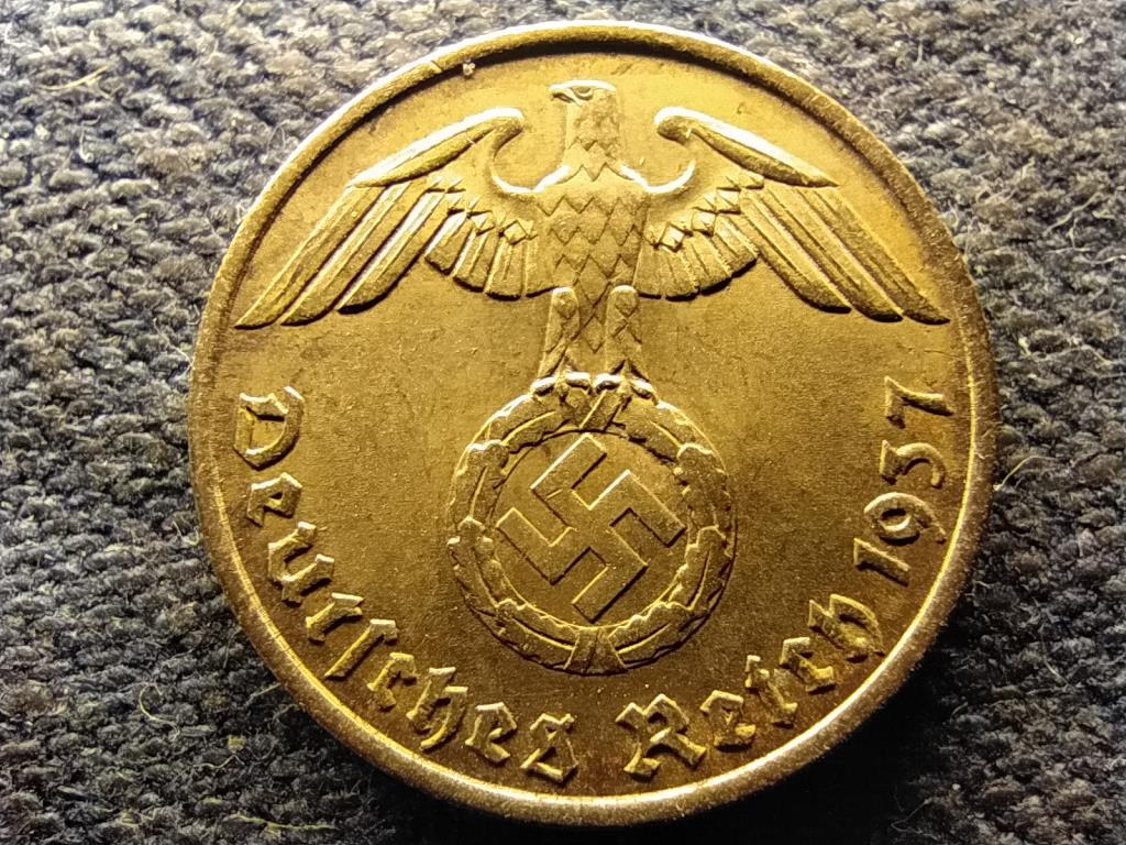 Németország Horogkeresztes 5 birodalmi pfennig 1937 A