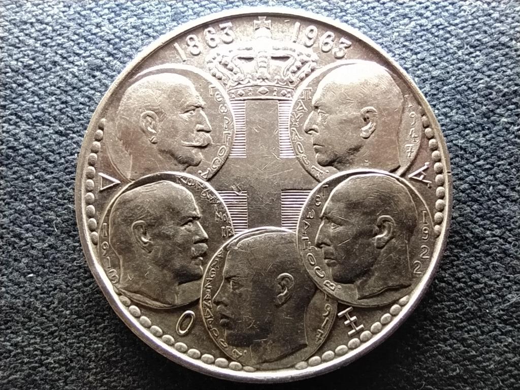 Görögország 100. évforduló Az öt görög király .835 ezüst 30 drachma 1963