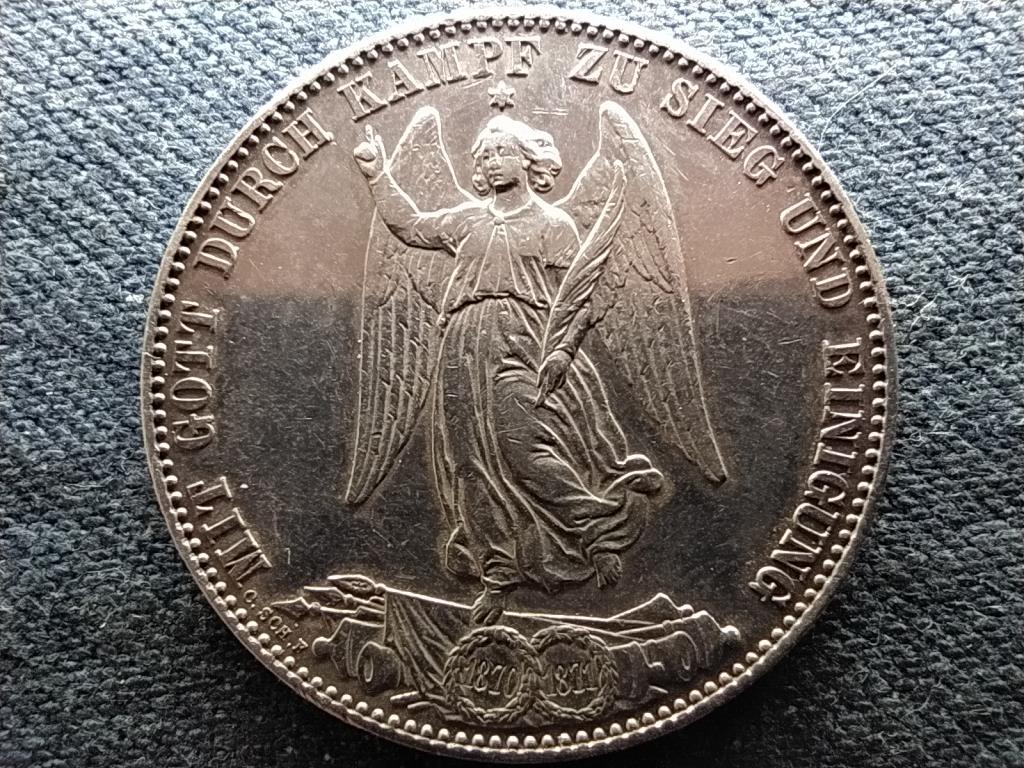 Német Államok I. Károly (1864-1891) .900 ezüst 1 Tallér 1871 