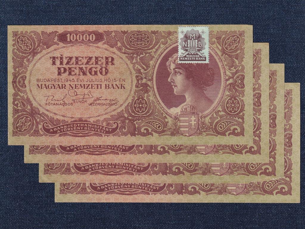 Háború utáni inflációs sorozat (1945-1946) 10000 Pengő bankjegy 1945 SORSZÁMKÖVETŐ