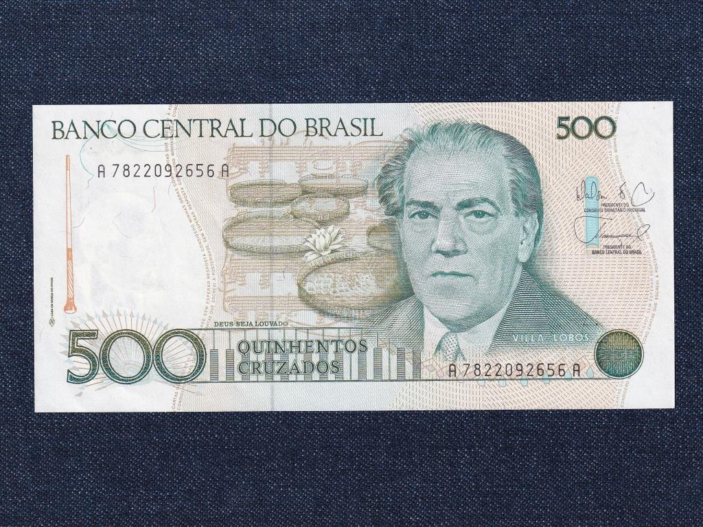 Brazília 500 cruzado bankjegy 1988