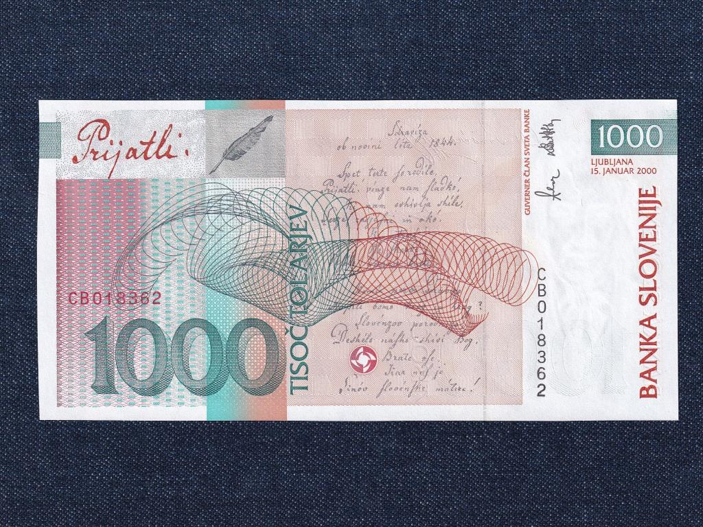 Szlovénia 1000 tolar bankjegy 2000