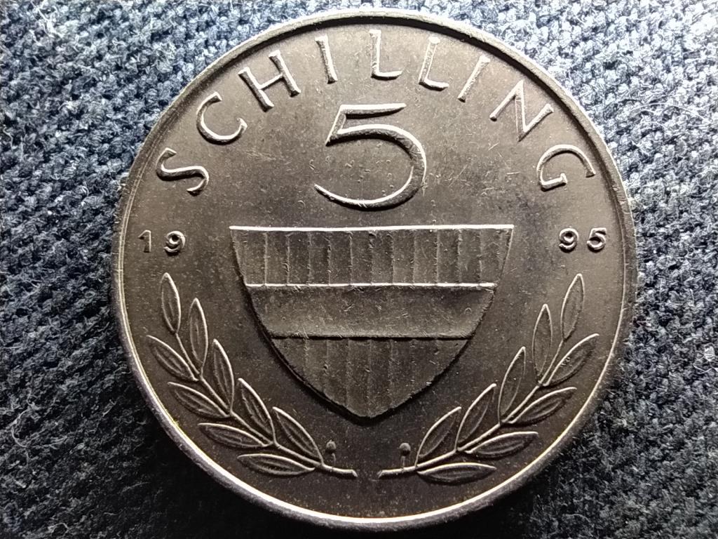 Ausztria réz-nikkel 5 Schilling 1995