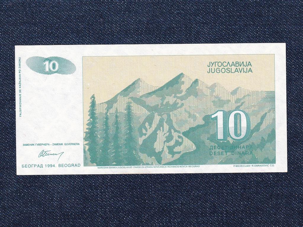 Jugoszlávia 10 Dínár bankjegy 1994