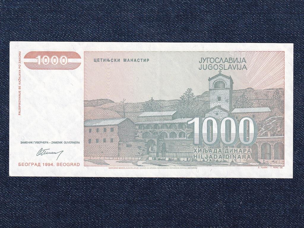 Jugoszlávia 1000 Dínár bankjegy 1994