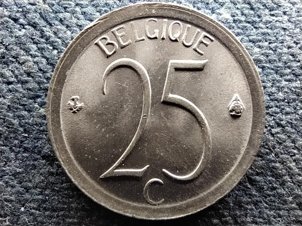 Belgium I. Baldvin (1951-1993) 25 centime (francia szöveg) 1973