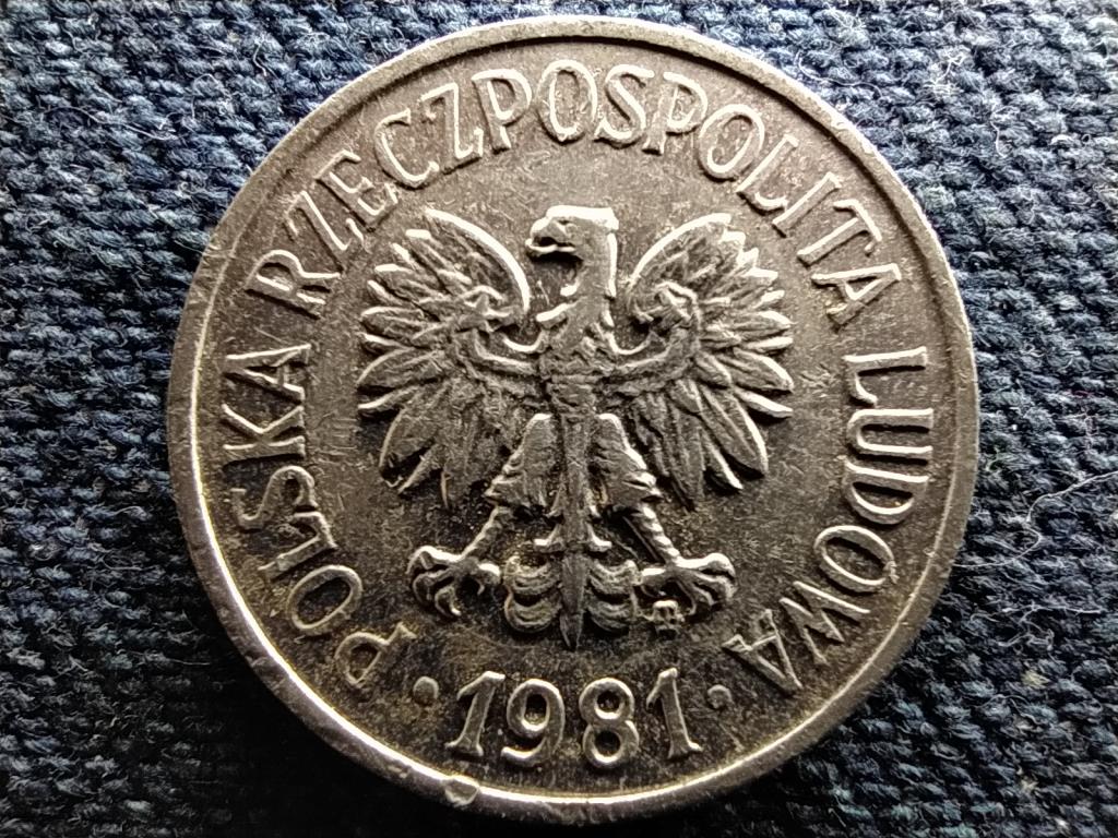 Lengyelország 20 groszy 1981 MW