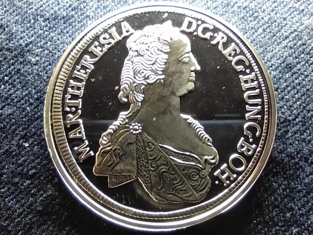 Magyar tallérok utánveretben Mária Terézia erdélyi tallérja 1745 .999 ezüst PP