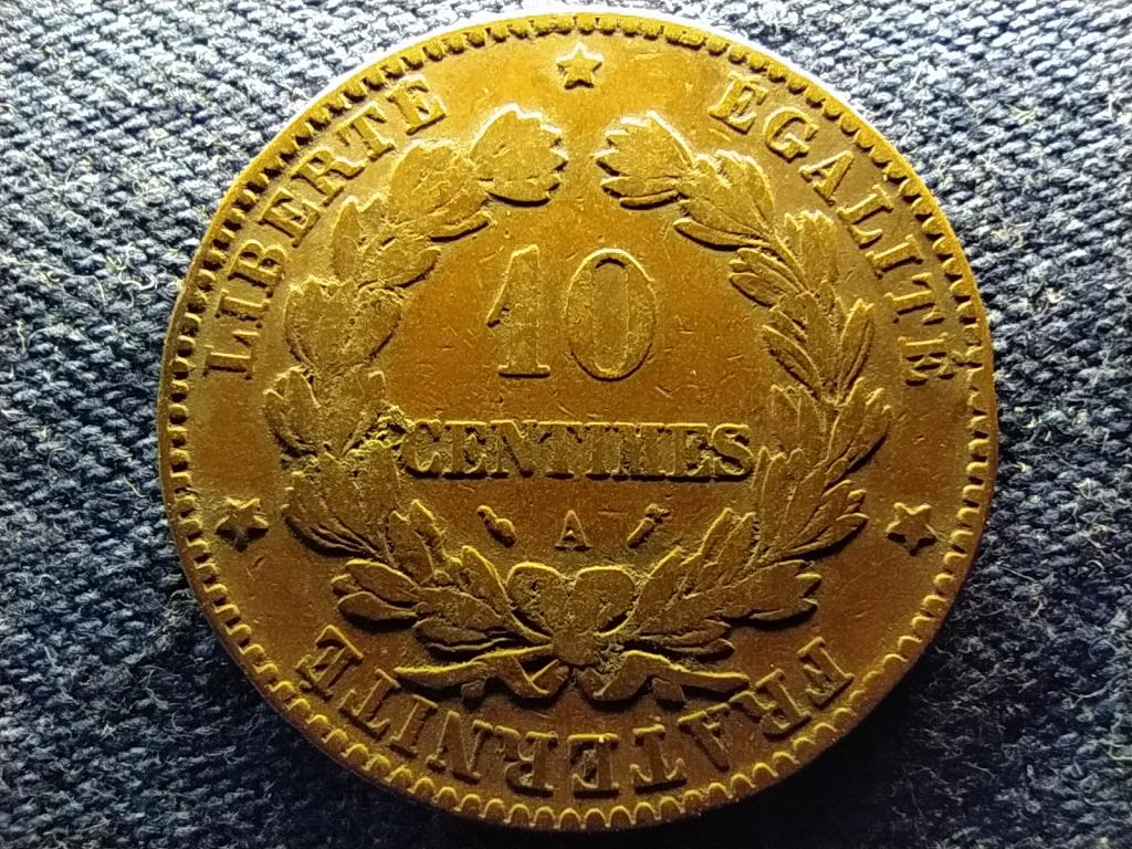 Franciaország Harmadik Köztársaság 10 Centimes 1896 A