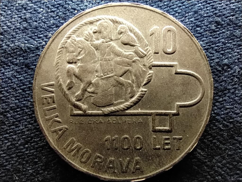 Csehszlovákia Nagy-Morvaország .500 ezüst 10 Korona 1966