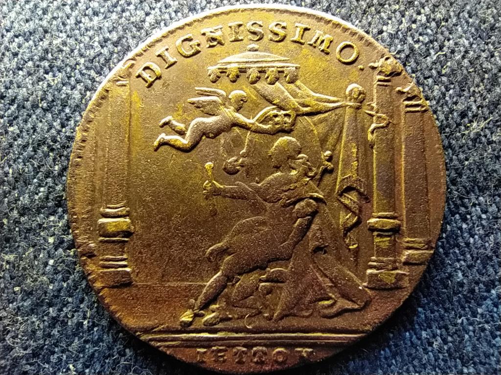 Német Államok Nürnberg 1791 sárgaréz 4,8g 27mm zseton