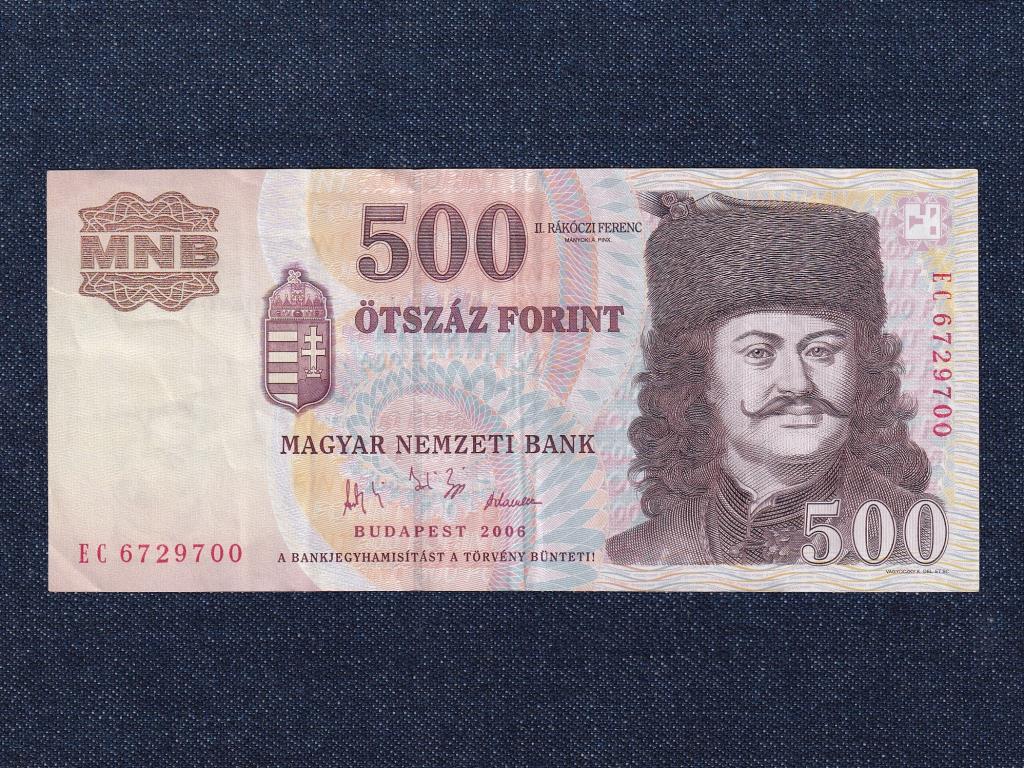 Az 1956-os forradalom emlékére 500 Forint bankjegy 2006 