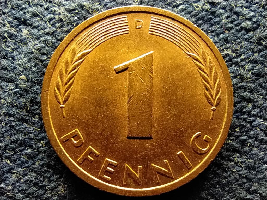 Németország NSZK (1949-1990) 1 Pfennig 1980 D 