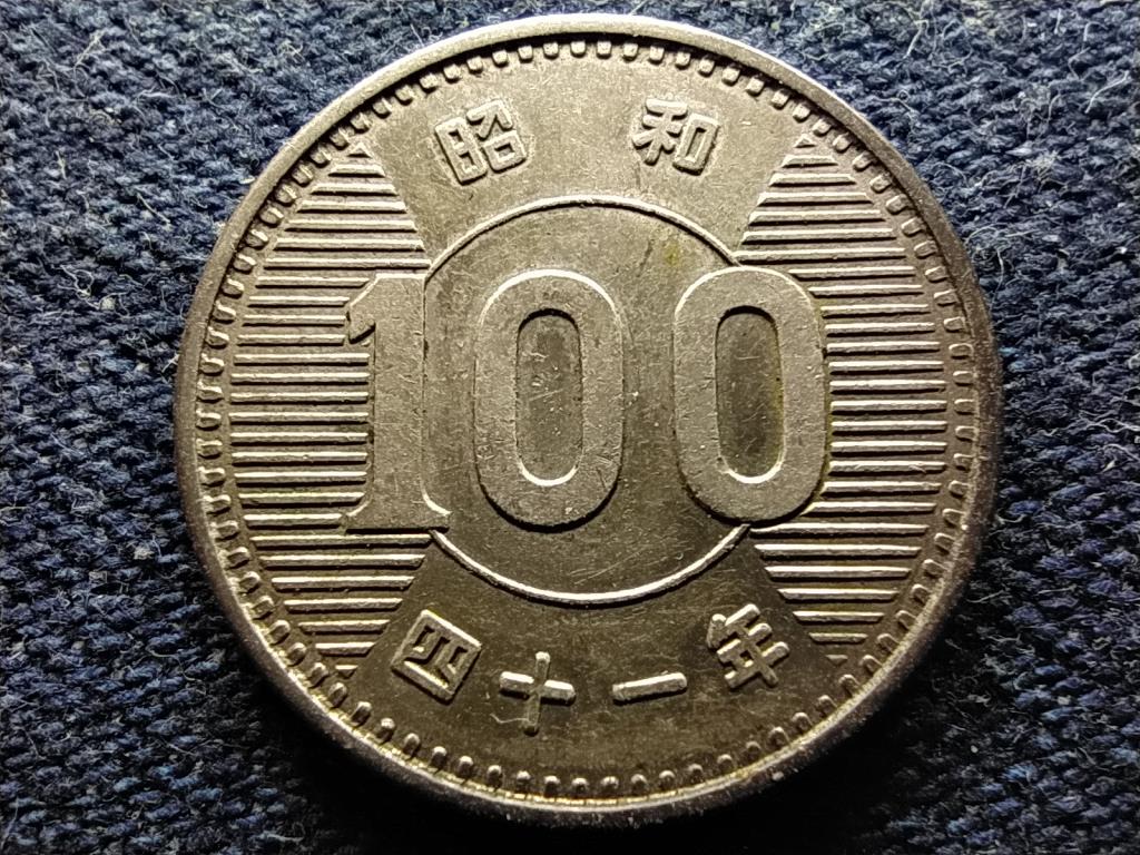 Japán Shōwa (1926-1989) Ezüst 100 Jen 1966