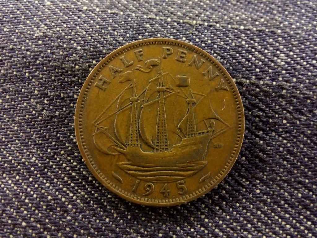 Anglia VI. György 1/2 Penny 1945