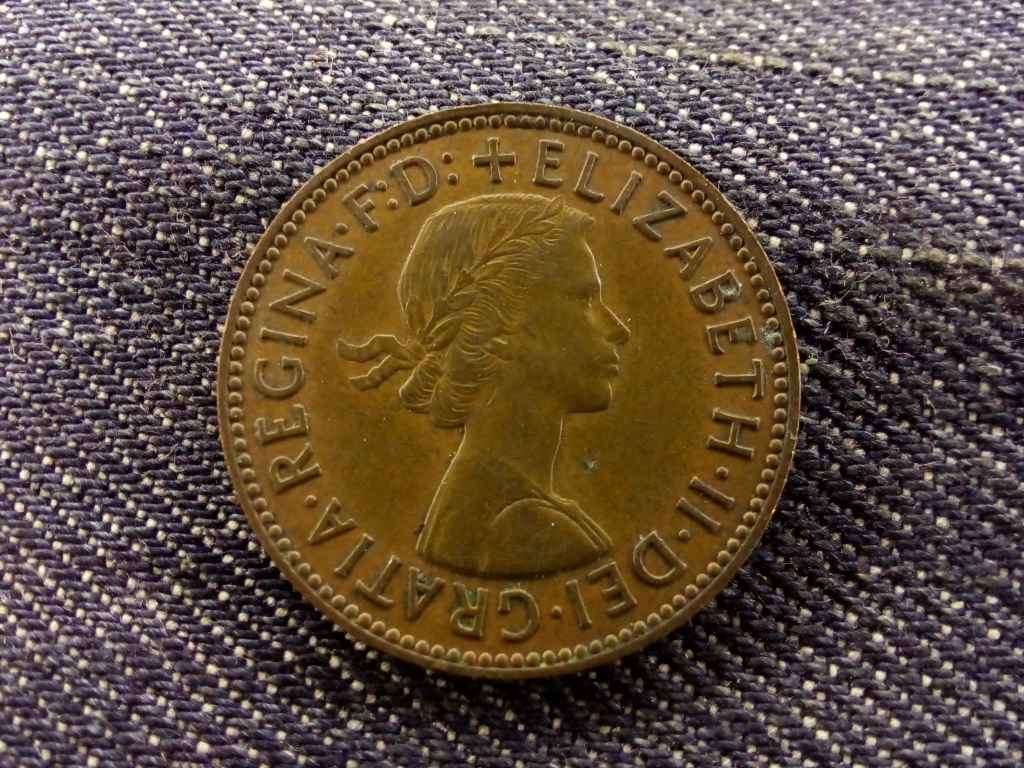 Anglia II. Erzsébet 1/2 Penny 1958