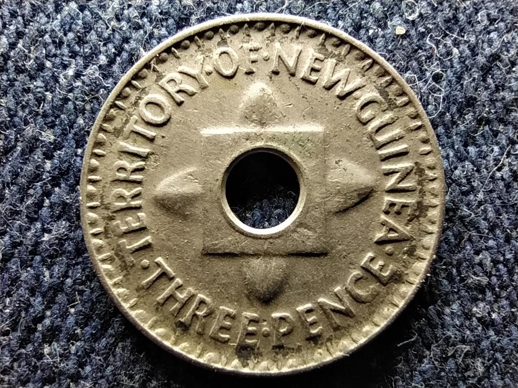 Pápua Új-Guinea VI. György (1936-1952) 3 Penny 1944