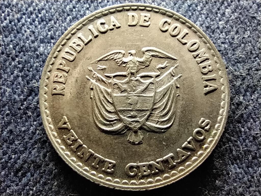 Kolumbia Köztársaság (1886-) 20 centavo 1965