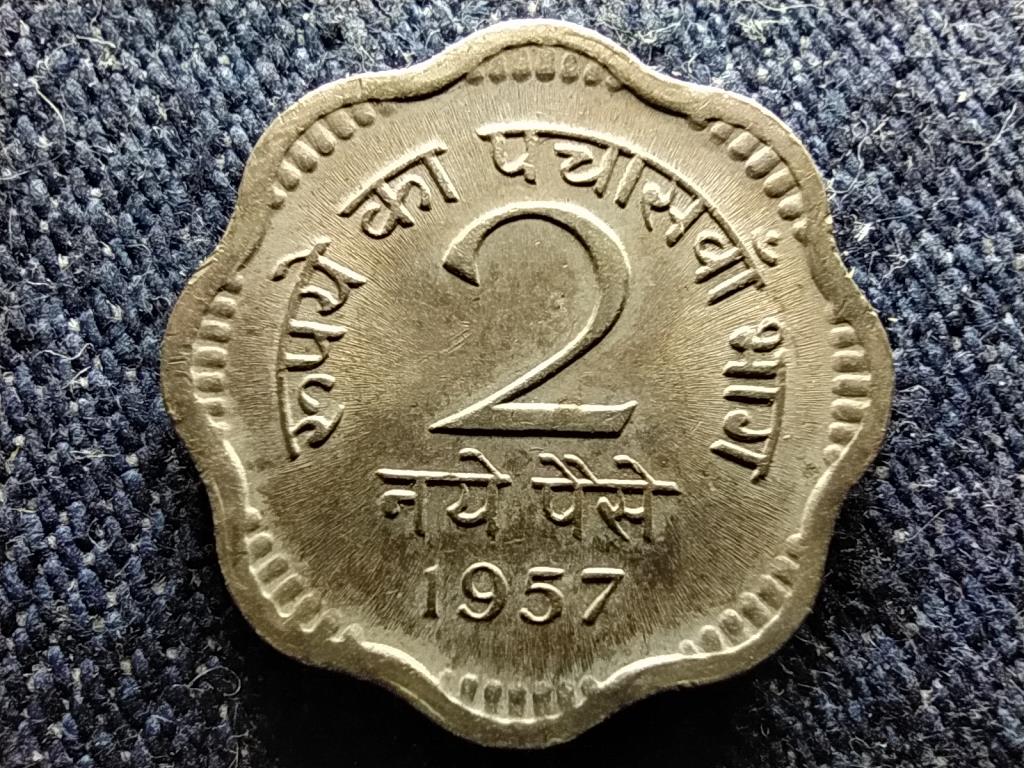 India 2 új paisa 1957 