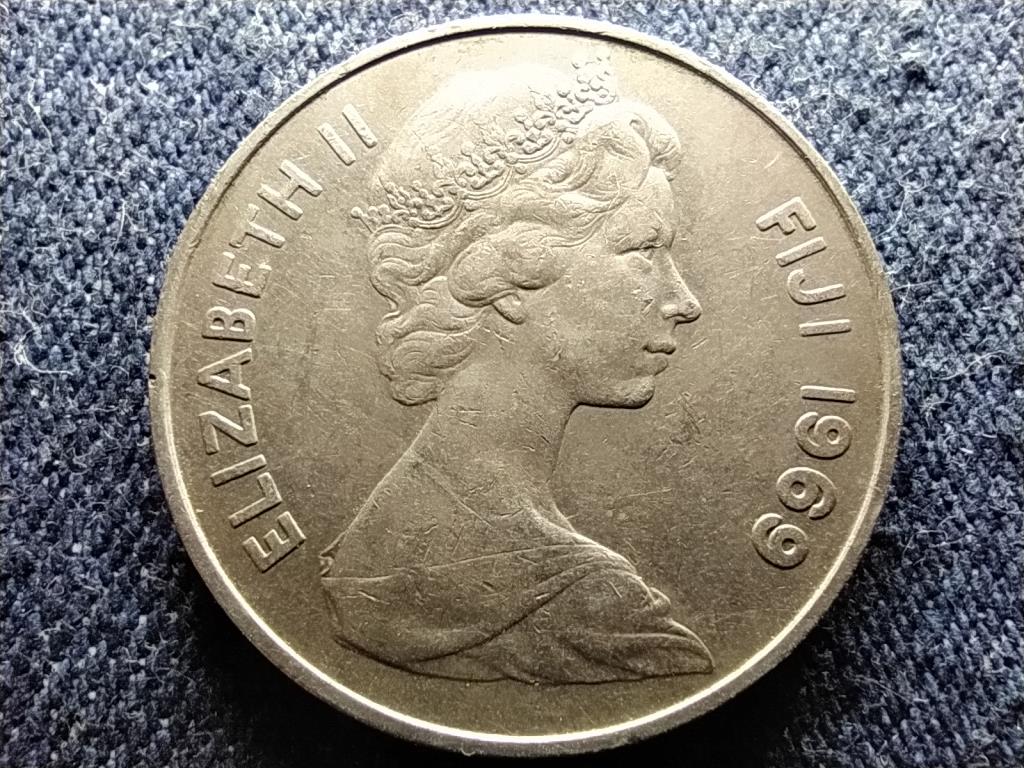 Fidzsi-szigetek II. Erzsébet (1952-1976) 20 Cent 1969
