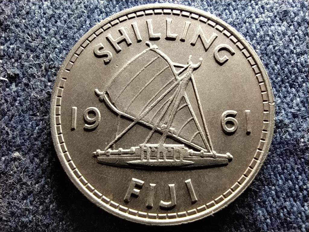 Fidzsi-szigetek II. Erzsébet (1952-1976) 1 shilling 1961