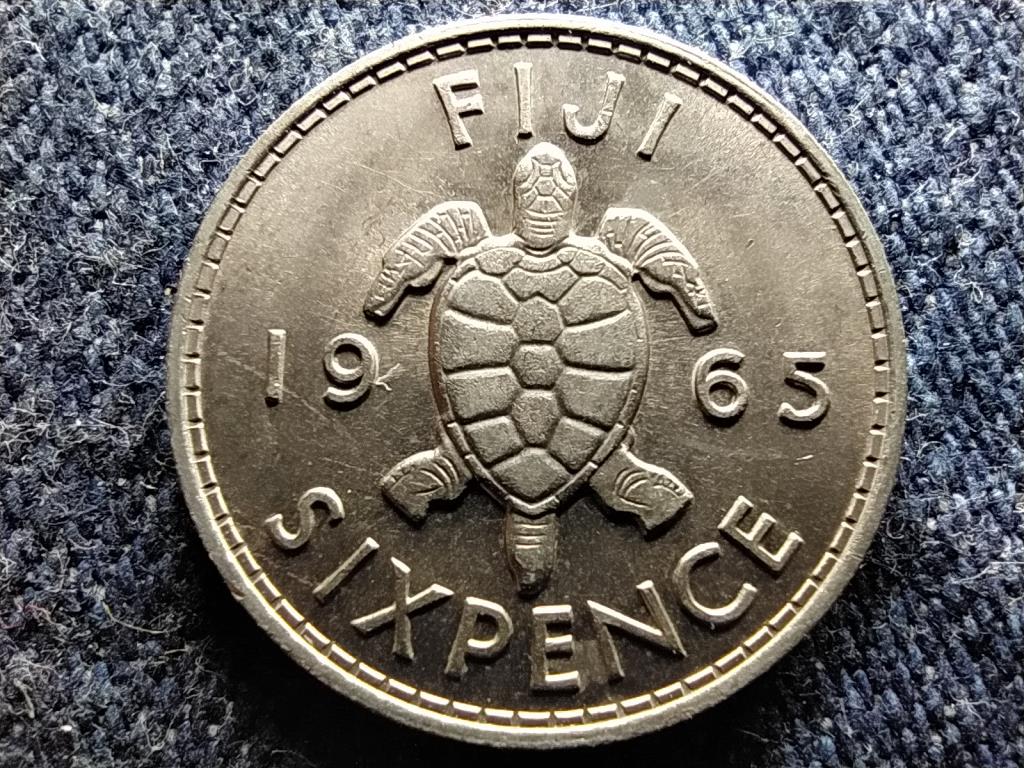 Fidzsi-szigetek II. Erzsébet (1952-1976) 6 Penny 1965