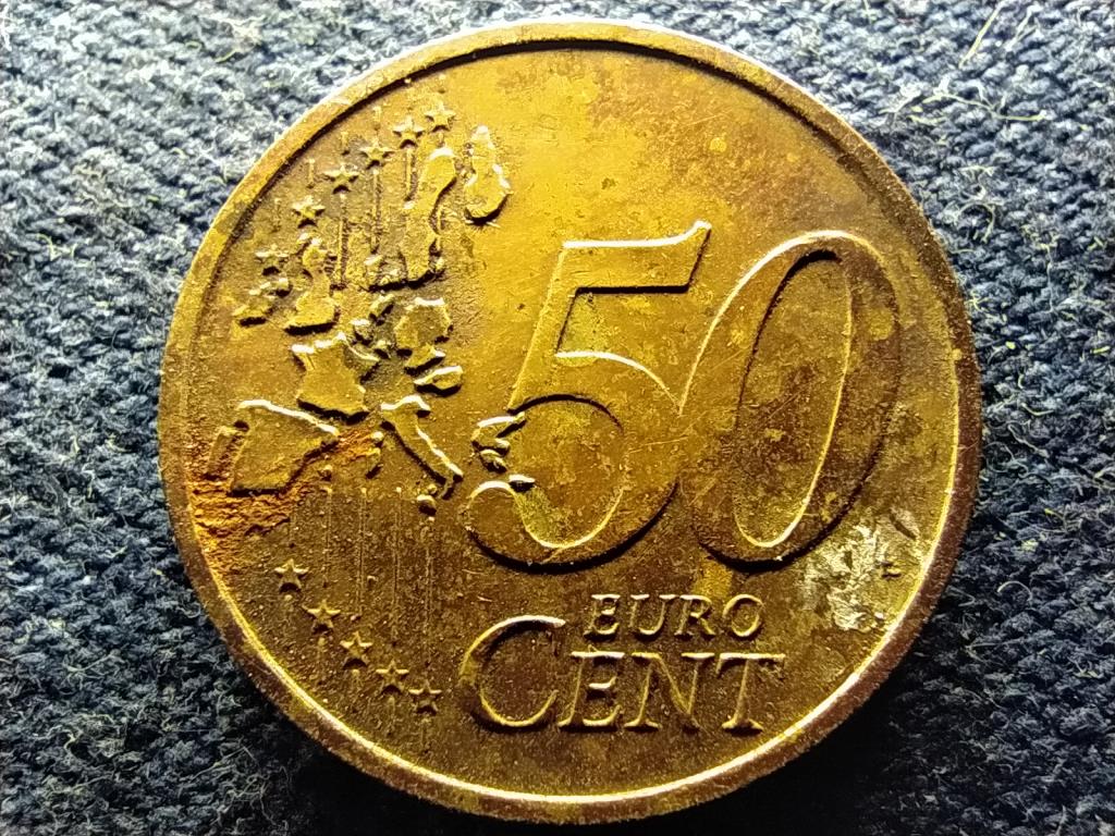 Ausztria Második Köztársaság (1945-) 50 Euro Cent 2002