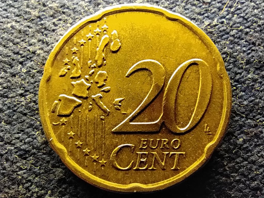 Németország Szövetségi Köztársaság (1949-) 20 Euro Cent 2002 A
