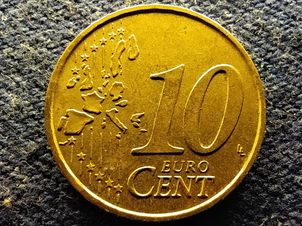 Németország 10 euro cent 2002 F 