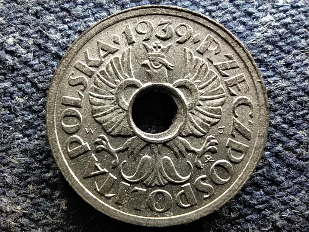 Lengyelország II. VH Német megszállás 5 groszy 1939 EXTRA