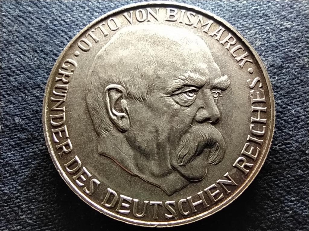 Bismarck Birodalmi kiáltvány 100. évfordulója színezüst emlékérem 1971
