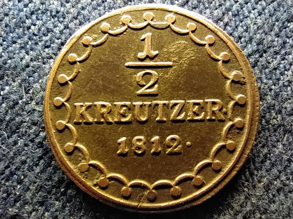 Ausztria II. Ferenc (1792-1835) 1/2 Krajcár 1812 A 