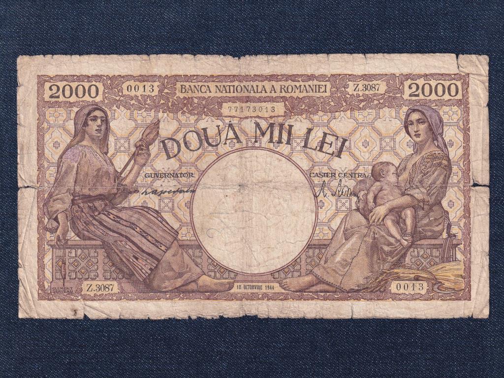 Románia 2000 Lej bankjegy 1944