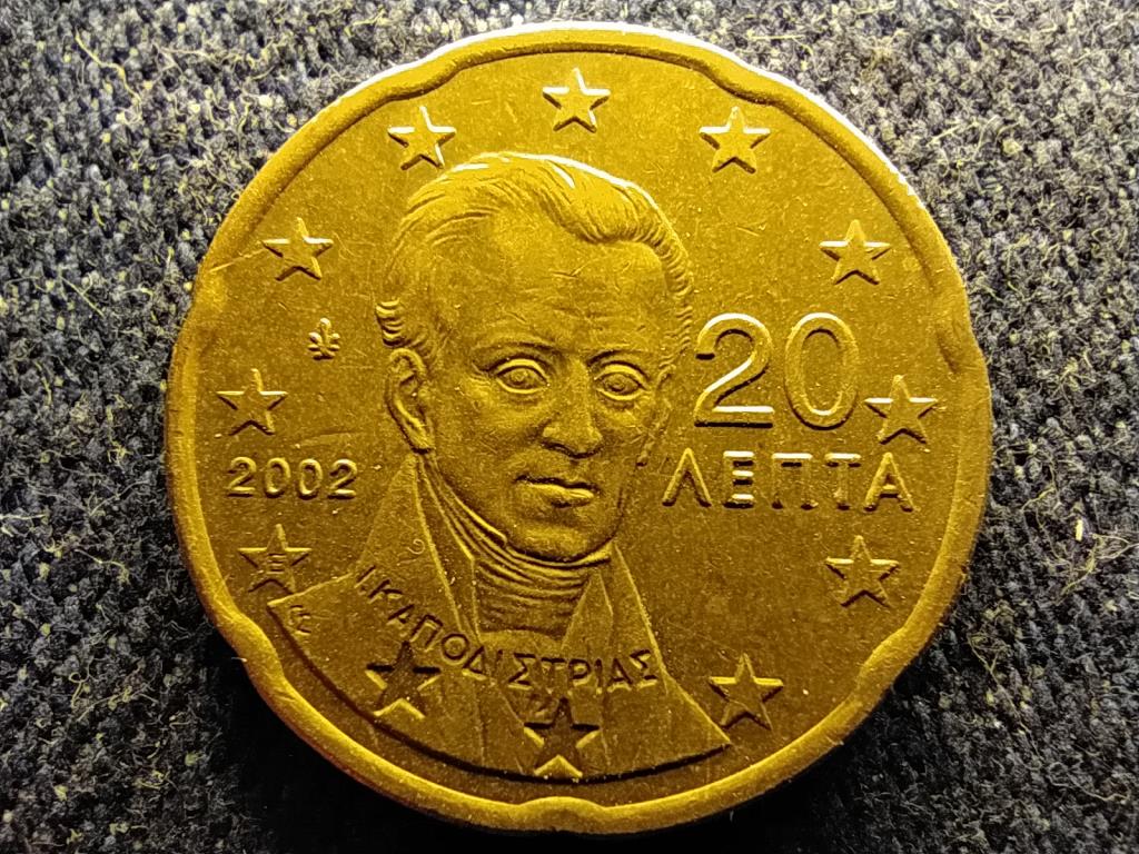 Görögország 20 euro cent 2002 