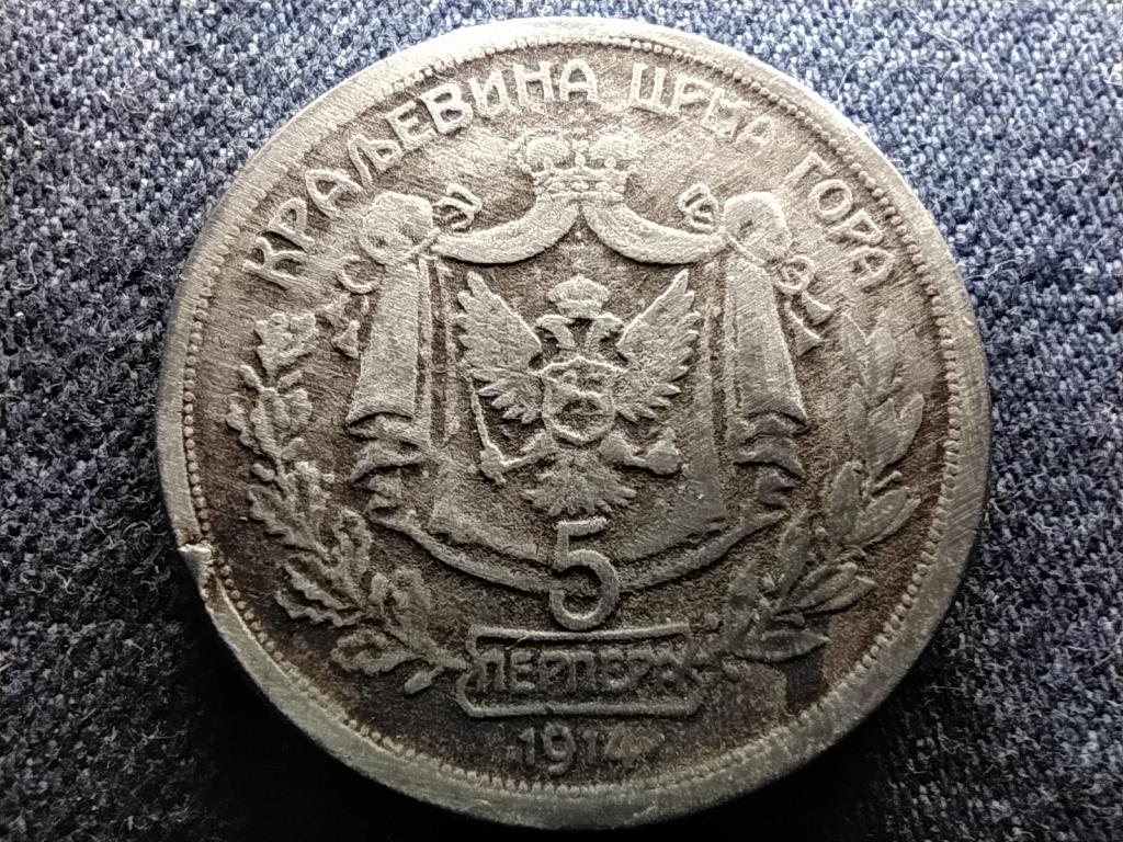 Montenegro 5 perper 1914 imitáció