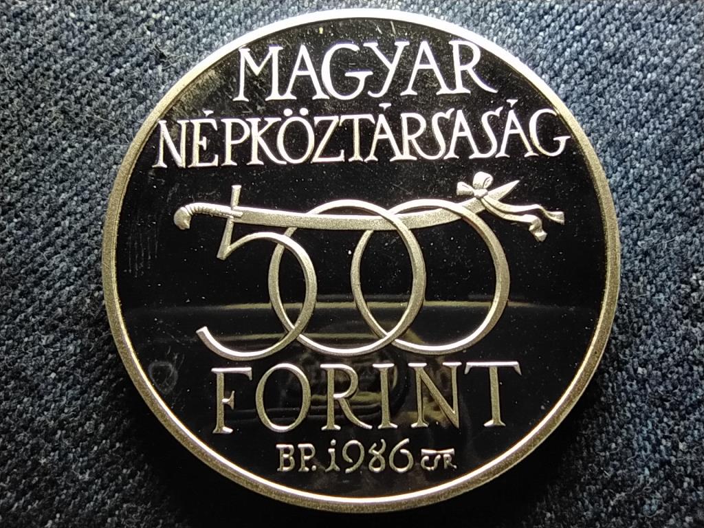 Buda visszafoglalásának 300. évfordulója .900 ezüst 500 Forint 1986 BP PP