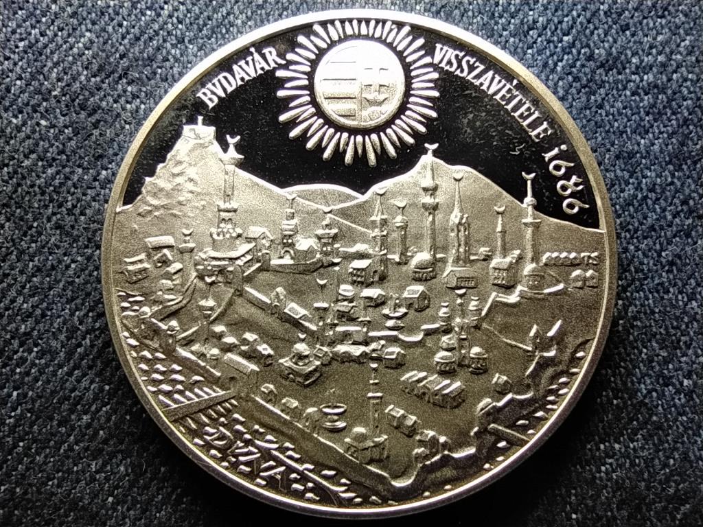 Buda visszafoglalásának 300. évfordulója .900 ezüst 500 Forint 1986 BP PP