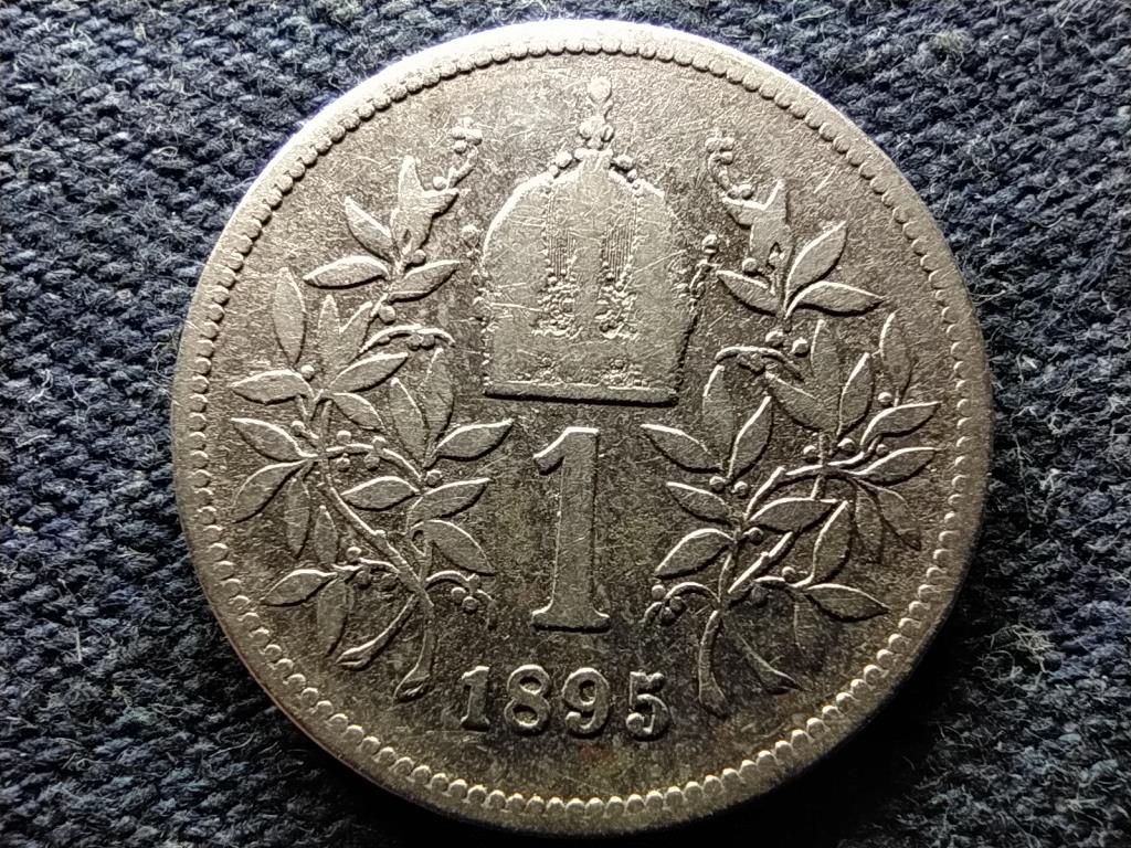 Ausztria Ferenc József Osztrák-Magyar .835 ezüst 1 Korona 1895