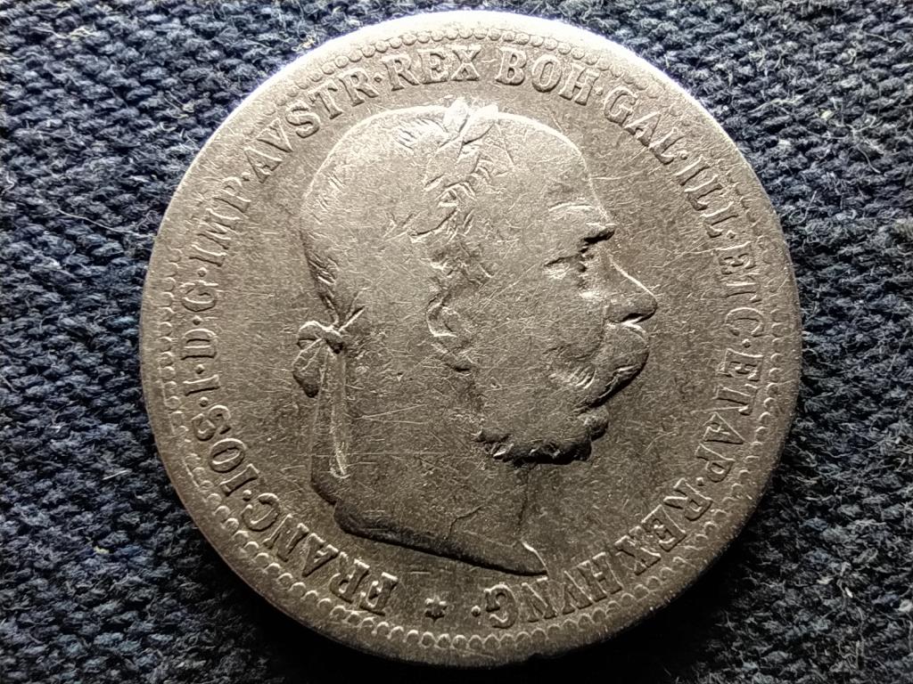 Ausztria Ferenc József Osztrák-Magyar .835 ezüst 1 Korona 1896