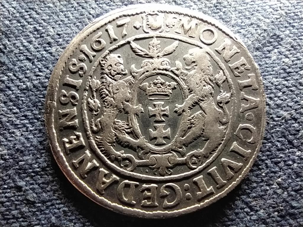 Lengyel-Litván Unió III. Zsigmond (1587-1632) Ezüst 1/4 Talar 1617